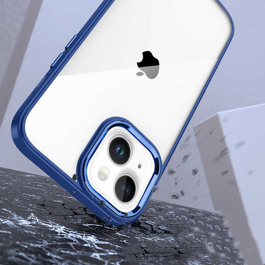 Apple iPhone 14 Plus Kılıf Mnc Flora Kapak-Lila
