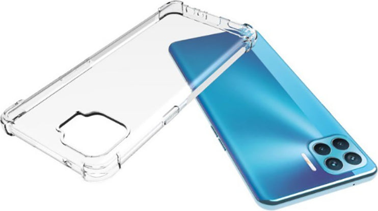 Oppo Reno 4 Lite Kılıf Mnc Nitro Anti Shock Silikon-Renksiz