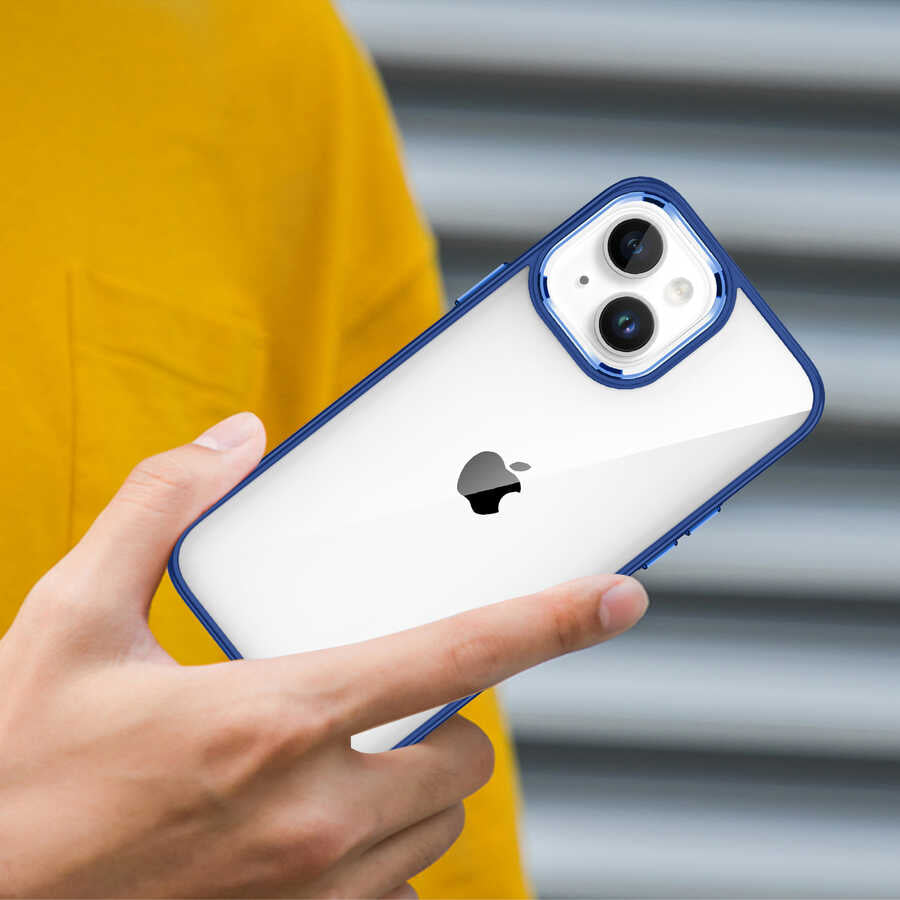 Apple iPhone 14 Plus Kılıf Mnc Flora Kapak-Yeşil