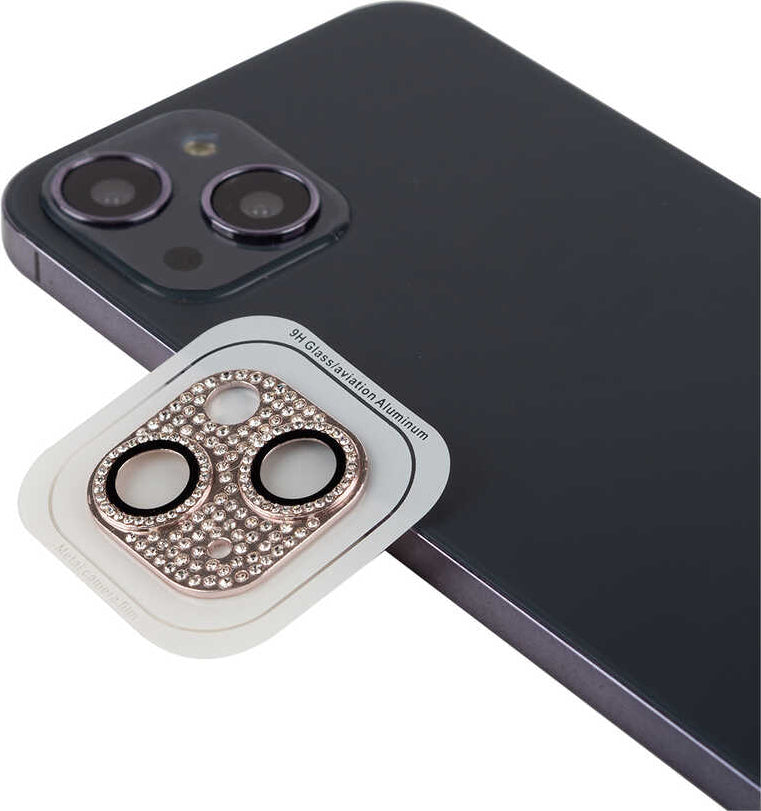 iPhone 13 Mini Uyumlu Mnc Cl-08 Kamera Lens Koruyucu-Pembe