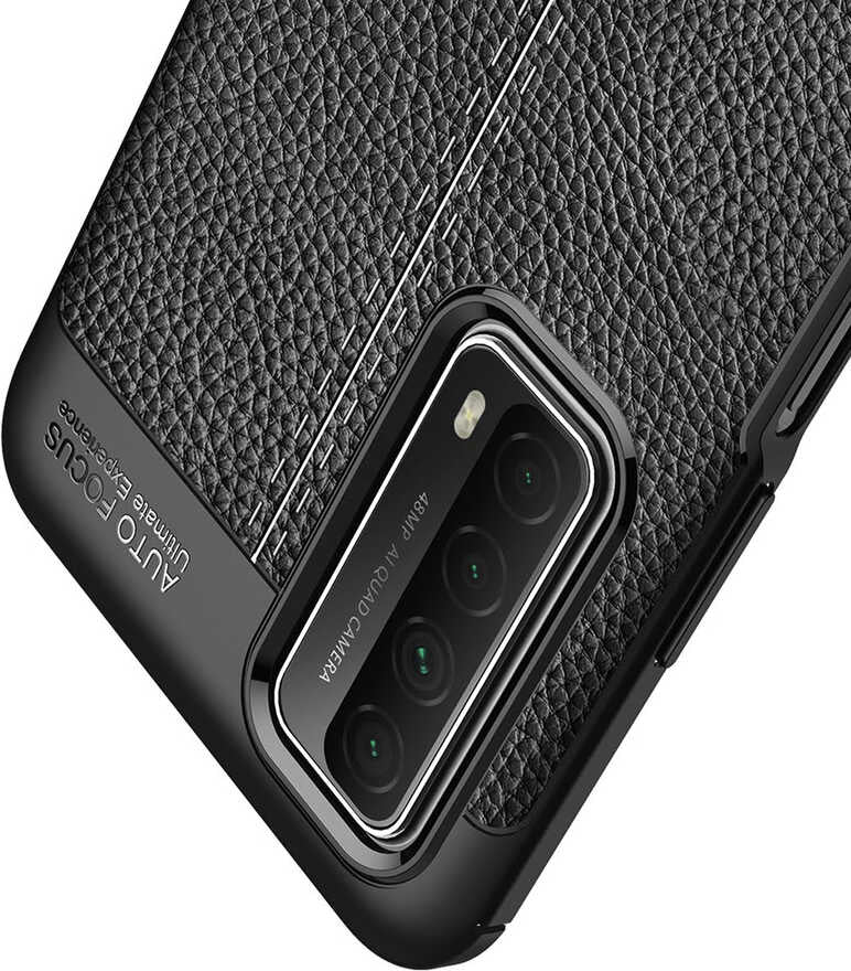 Huawei P Smart 2021 Kılıf Mnc Niss Silikon Kapak-Lacivert