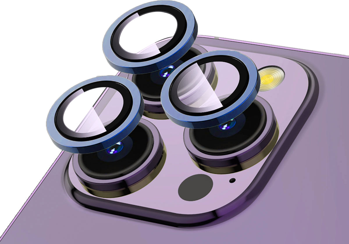 iPhone 15 Pro Uyumlu Mnc Cl-12 Premium Safir Parmak Izi Bırakmayan Anti-Reflective Kamera Lens