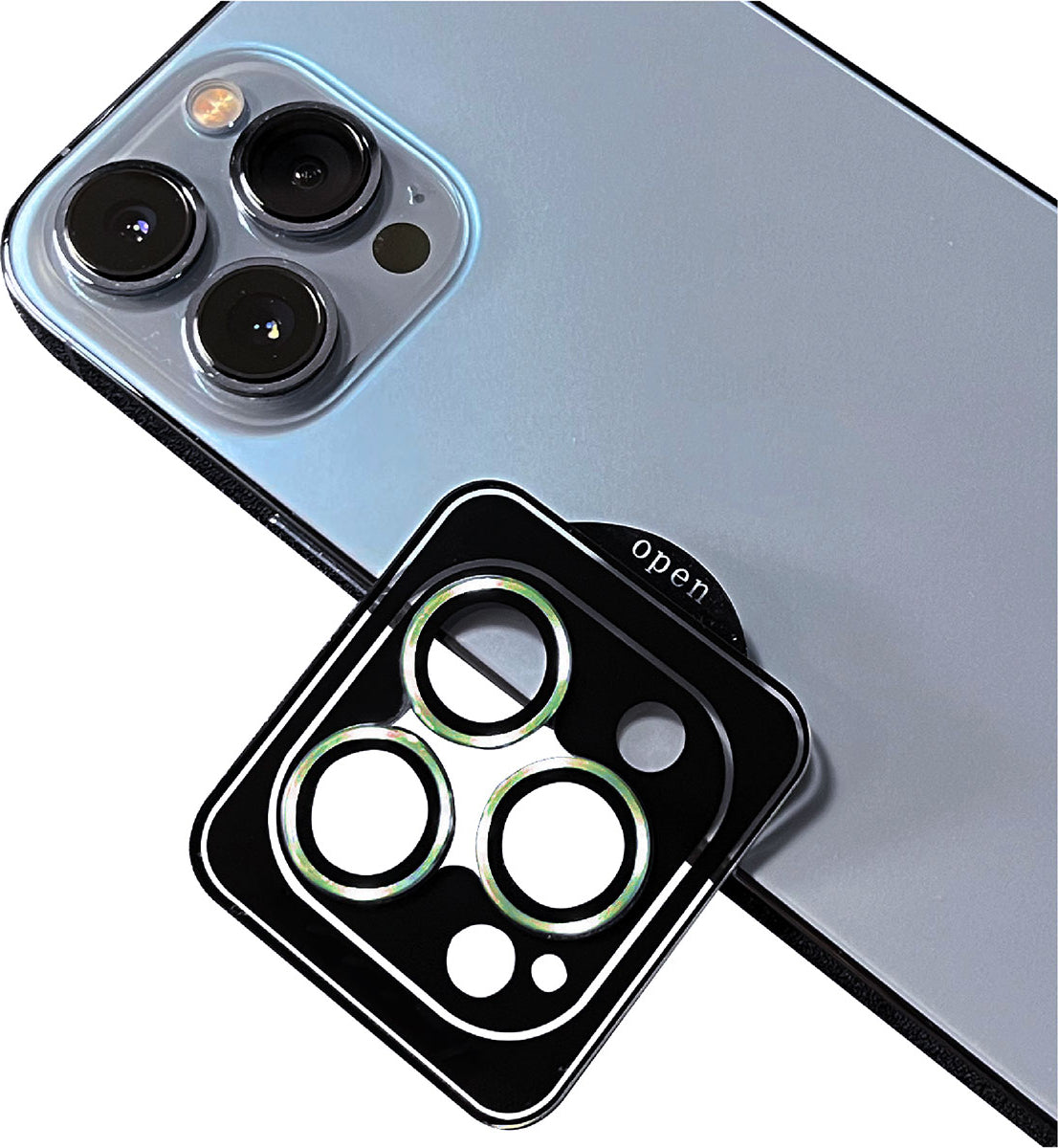 iPhone 12 Pro Uyumlu Mnc Cl-09 Kamera Lens Koruyucu-Açık Yeşil