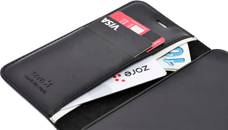 Tcl 10 Plus Kılıf Mnc Kar Deluxe Kapaklı Kılıf-Siyah