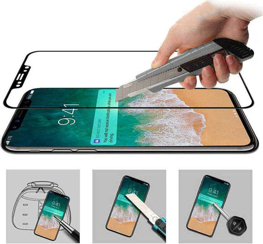 iPhone 12 Uyumlu Davin 5d Cam Mnc Ekran Koruyucu