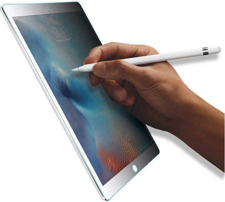 iPad 10.2 2021 (9.nesil) Uyumlu Mnc Tablet Privacy Temperli Cam Ekran Koruyucu-Siyah