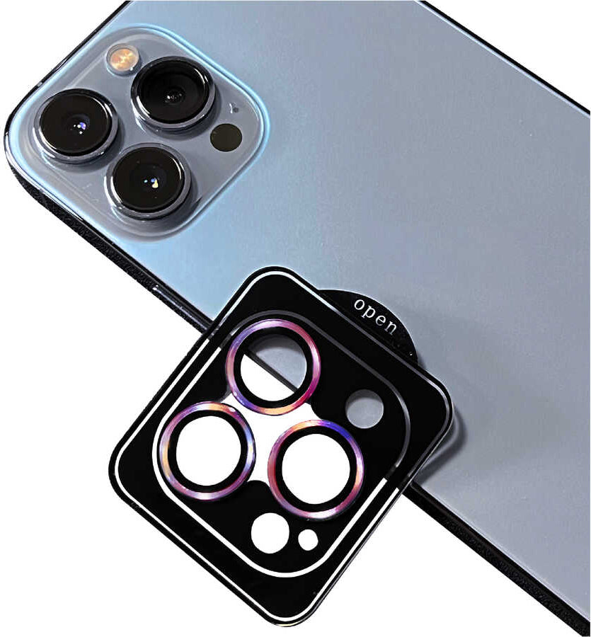 iPhone 14 Pro Max Uyumlu Mnc Cl-09 Kamera Lens Koruyucu-Colorful