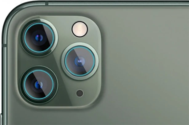iPhone 12 Pro Uyumlu Mnc Kamera Lens Koruyucu Cam Filmi-Renksiz