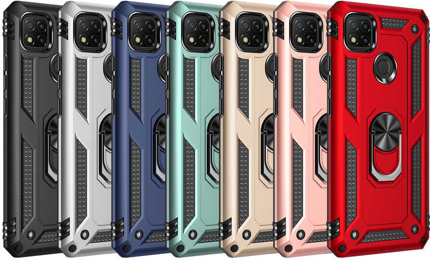 Xiaomi Redmi 9c Kılıf Mnc Vega Kapak-Mavi