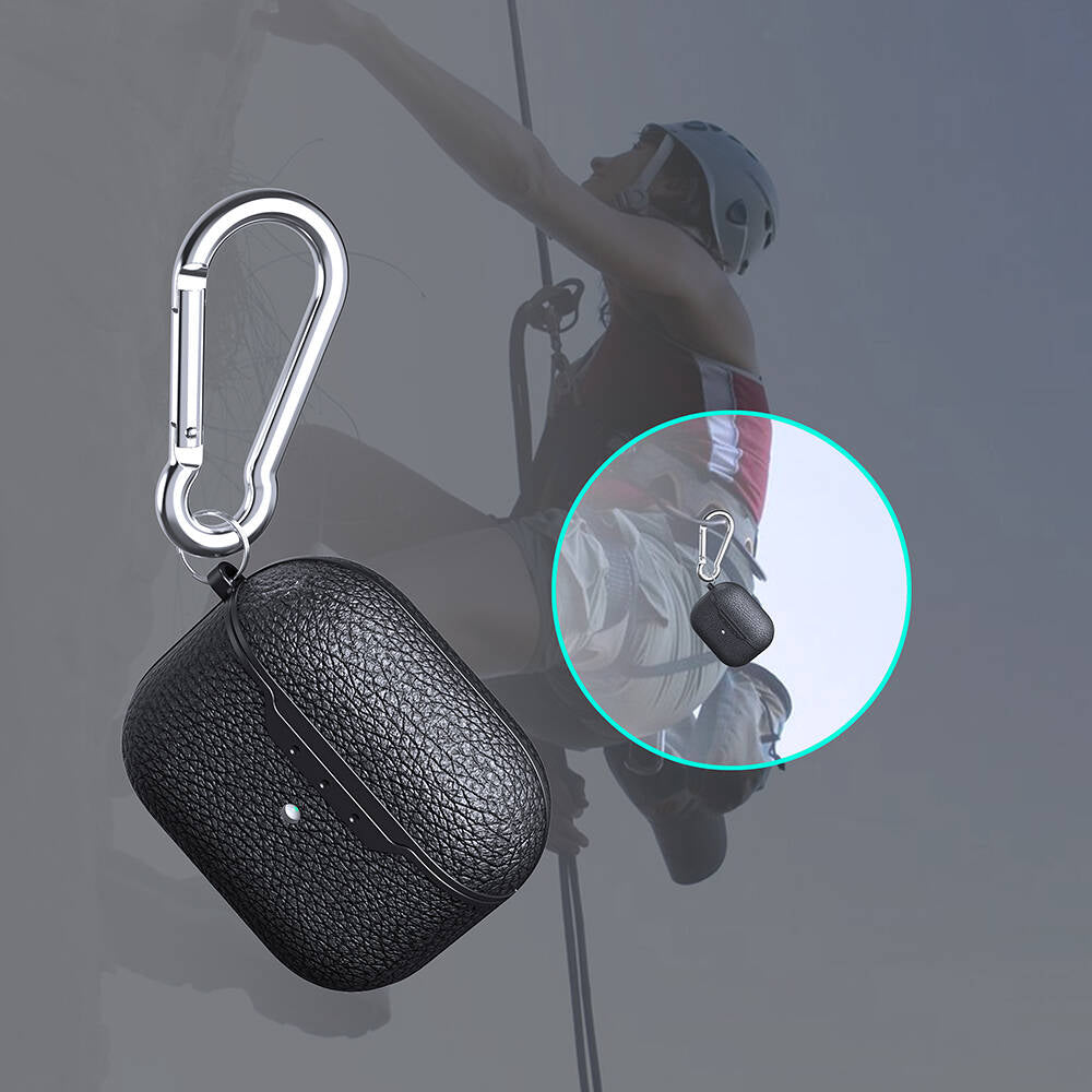 Airpods 4 Kılıf Uyumlu Mnc Airbag 03 Silikon-Siyah