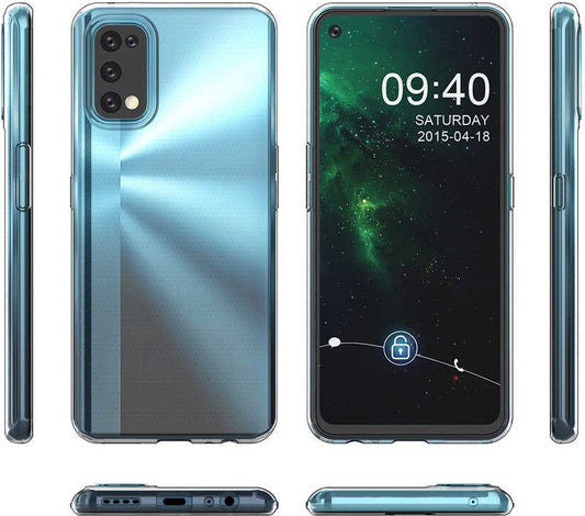 Realme 7 Pro Kılıf Mnc Süper Silikon Kapak-Renksiz