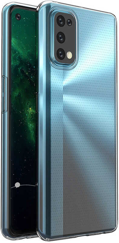 Realme 7 Pro Kılıf Mnc Süper Silikon Kapak-Renksiz