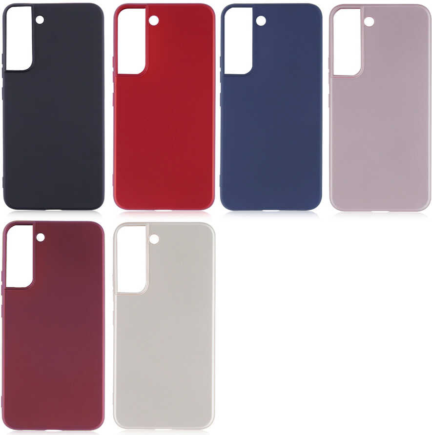 Galaxy S22 Plus Kılıf Mnc Premier Silikon Kapak-Mürdüm