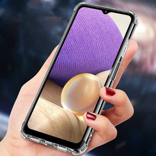 Galaxy A72 Kılıf Mnc Nitro Anti Shock Silikon-Renksiz