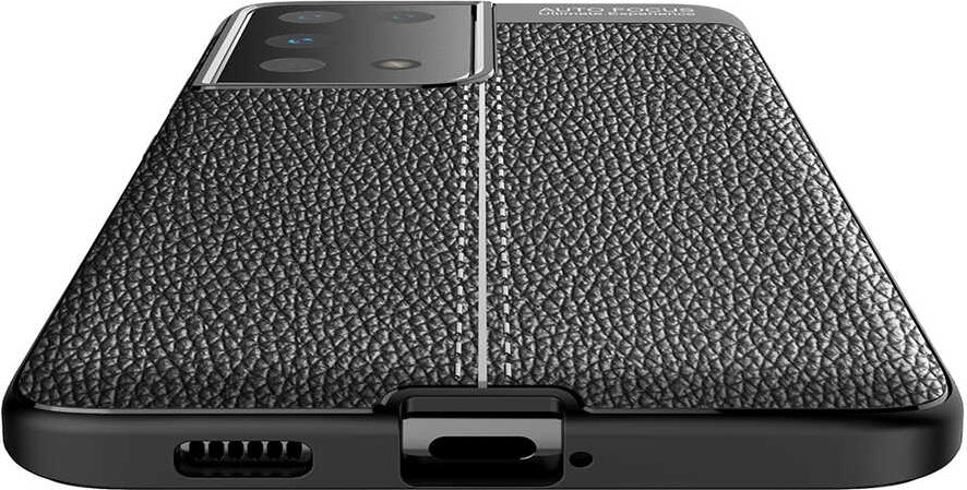 Galaxy S21 Ultra Kılıf Mnc Niss Silikon Kapak-Kırmızı