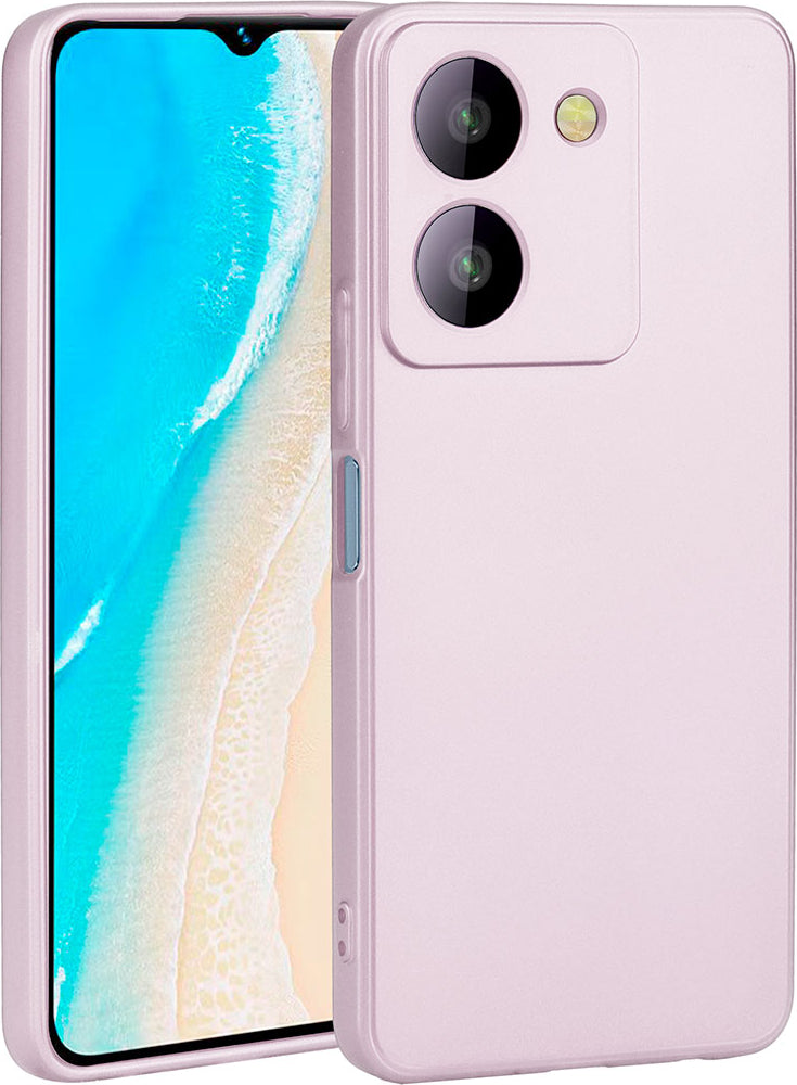 Vivo Y36 4g Kılıf Mnc Premier Silikon Kapak-Rose Gold