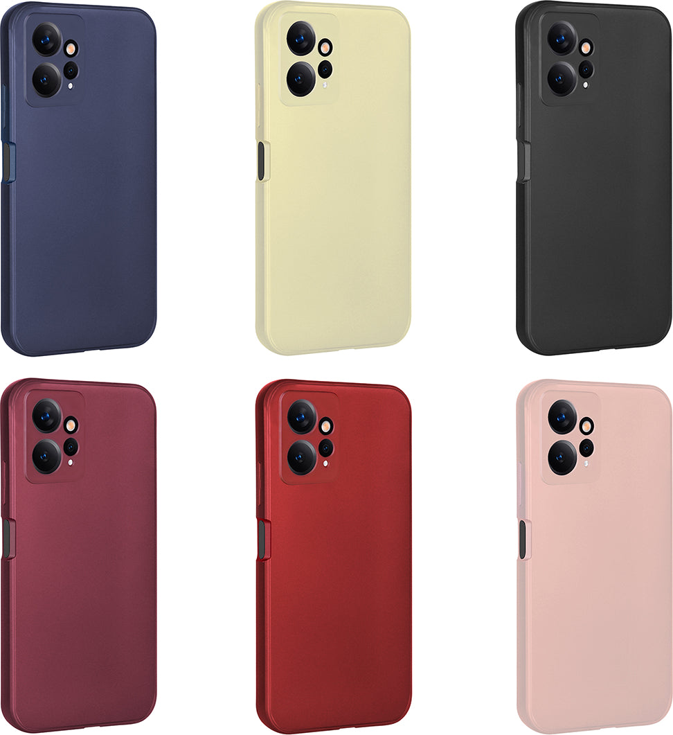 Xiaomi Redmi Note 12 4g Kılıf Mnc Premier Silikon Kapak-Mürdüm