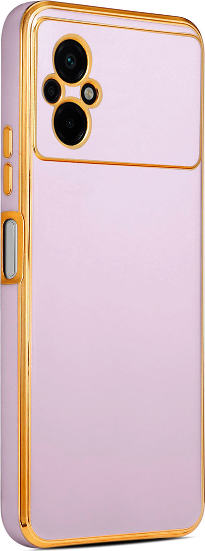 Xiaomi Poco M5 Kılıf Mnc Bark Kapak-Lila