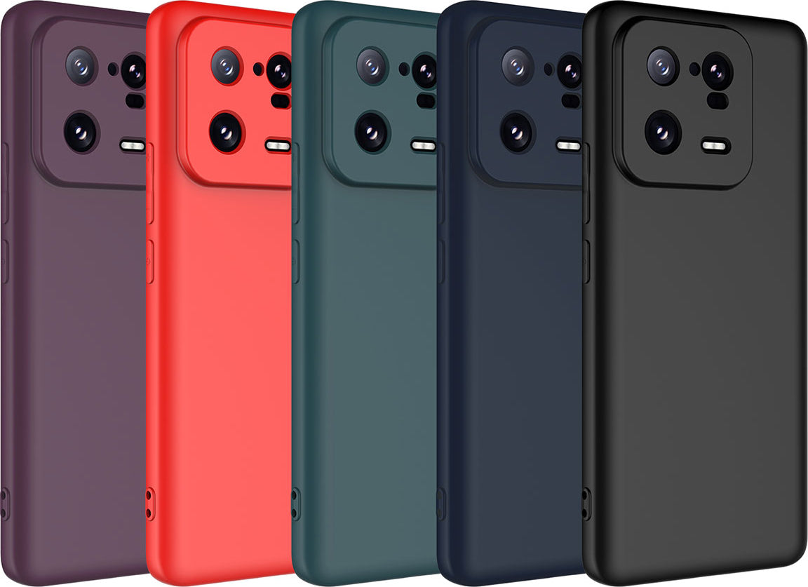 Xiaomi Mi 13 Pro Kılıf Mnc Mara Laaakan Kapak-Koyu Mor
