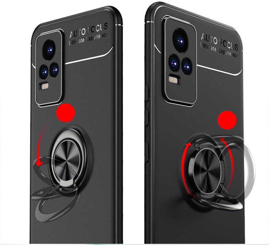 Vivo V21E Kılıf Mnc Ravel Silikon Kapak-Mavi