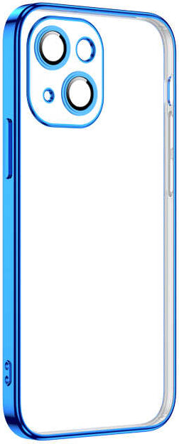 iPhone 13 Kılıf Mnc Krep Kapak-Mavi