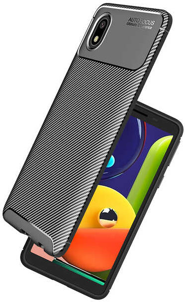 Galaxy A01 Core Kılıf Mnc Negro Silikon Kapak-Lacivert