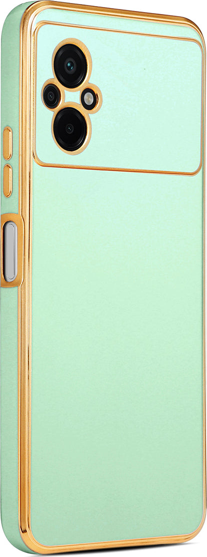 Xiaomi Poco M5 Kılıf Mnc Bark Kapak-Açık Yeşil