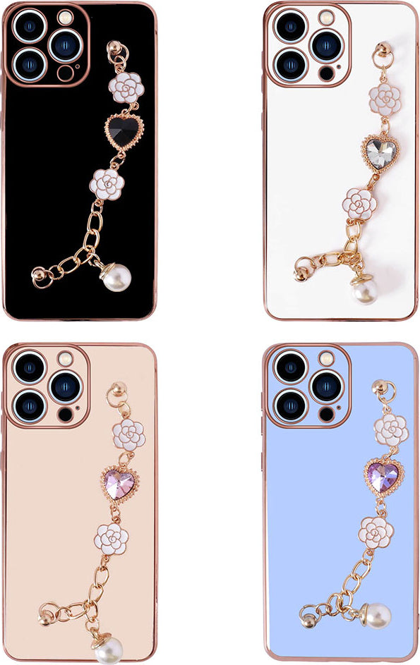 Apple iPhone 14 Pro Kılıf El Tutamaçlı Kamera Korumalı Mnc Taka Silikon Kapak-Siyah