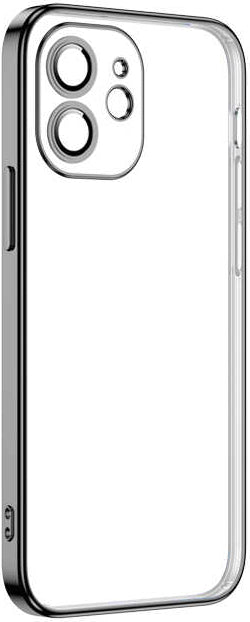 iPhone 12 Kılıf Mnc Krep Kapak-Siyah