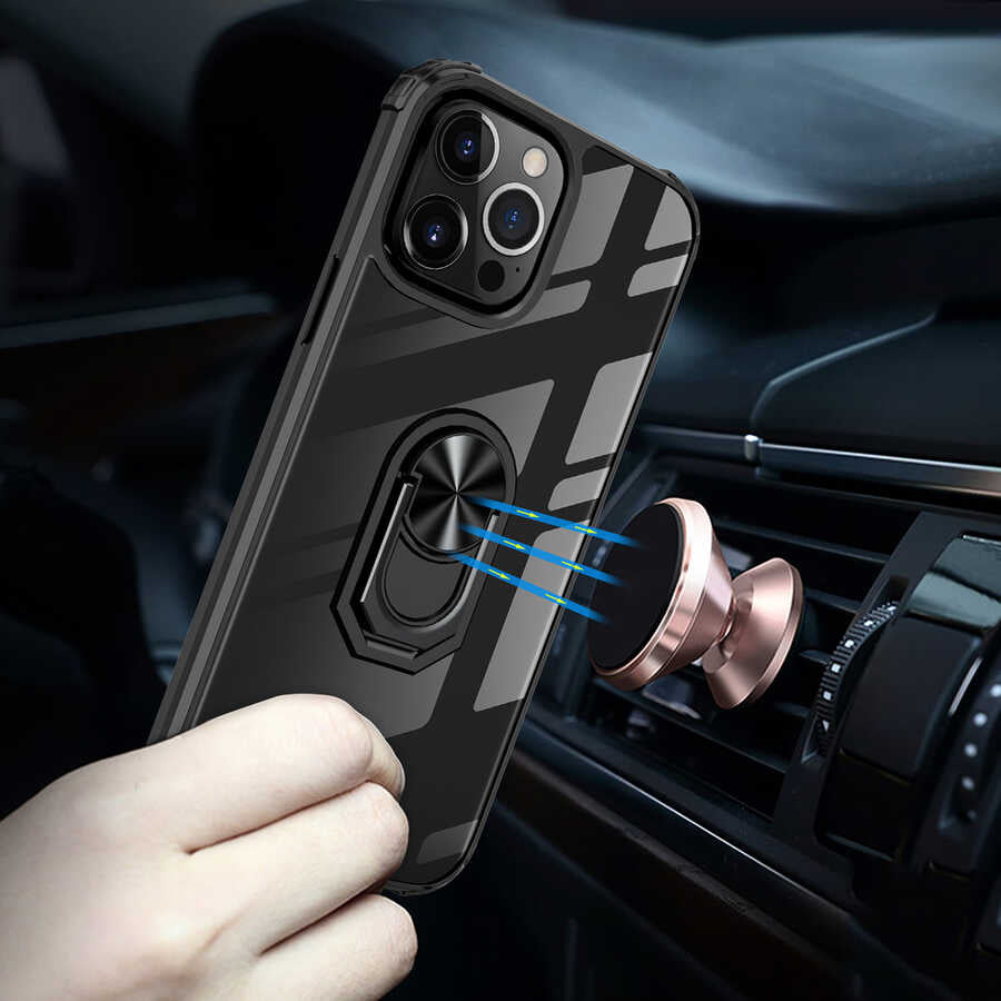 iPhone 13 Pro Kılıf Mnc Mola Kapak-Siyah