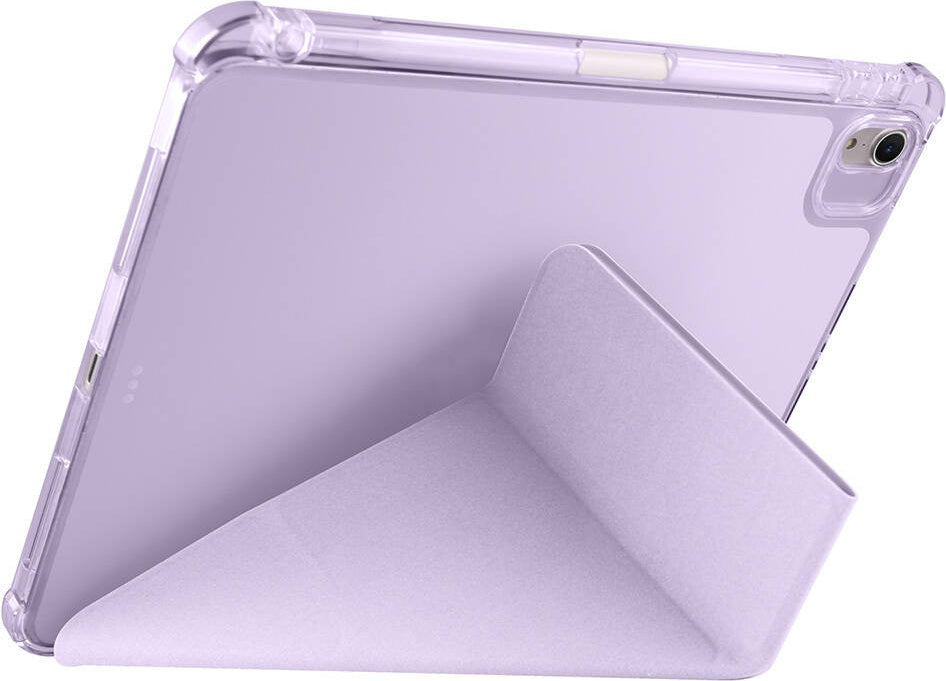 iPad Air 11 2025 M3 Kılıf Mnc Tri Folding Kalem Bölmeli Standlı Kılıf - Mavi
