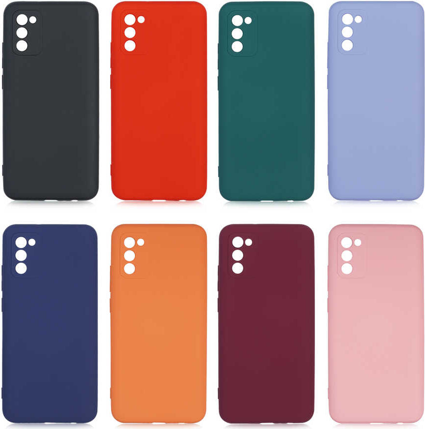 Galaxy A02S Kılıf Mnc Mara Laaakan Kapak-Koyu Mor