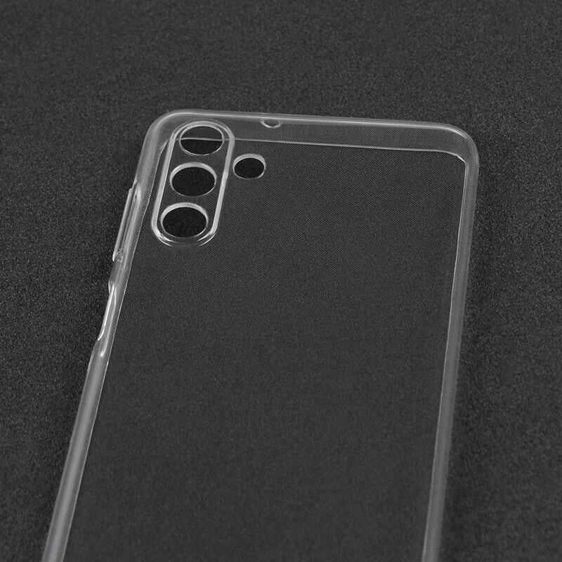 Galaxy A04S Kılıf Mnc Süper Silikon Kapak-Renksiz