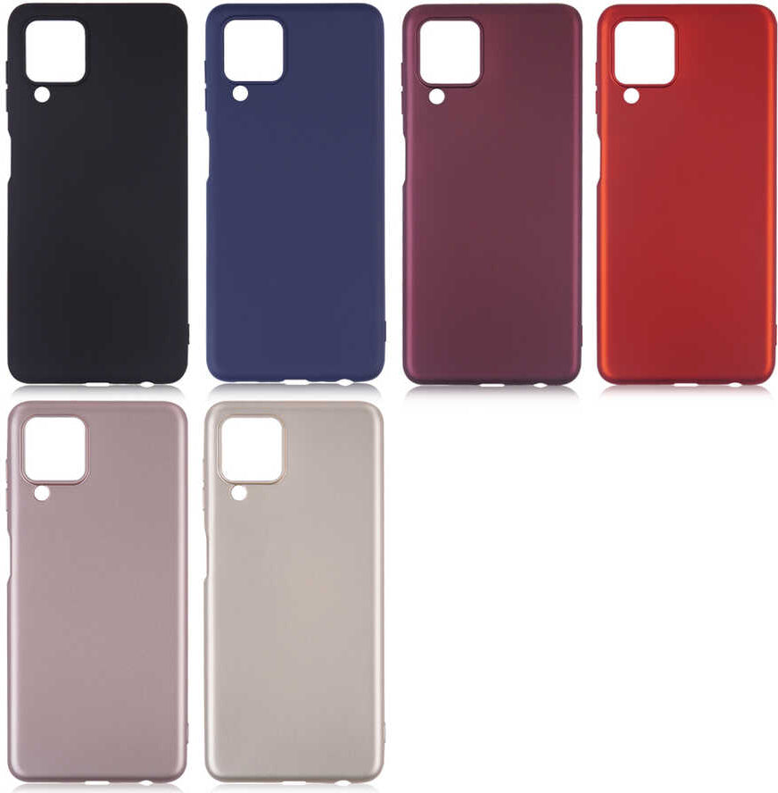 Galaxy M22 Kılıf Mnc Premier Silikon Kapak-Mürdüm