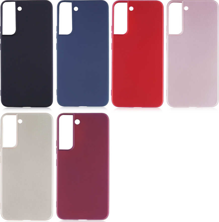 Galaxy S22 Kılıf Mnc Premier Silikon Kapak-Gold