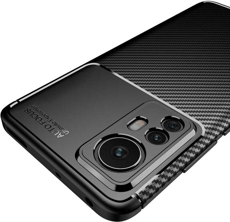 Xiaomi Mi 12 Kılıf Mnc Negro Silikon Kapak-Siyah
