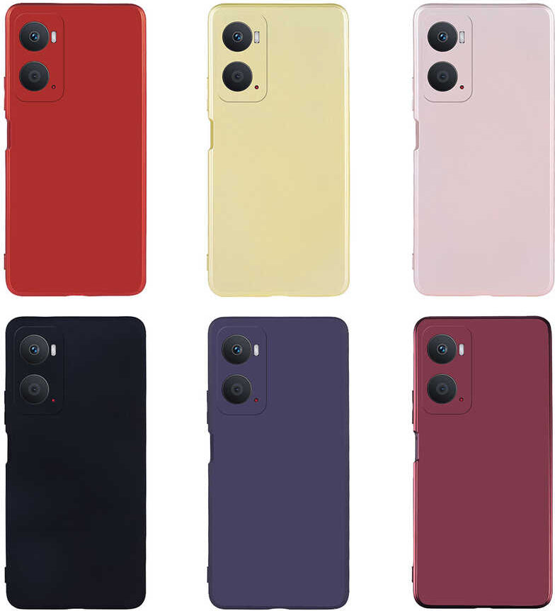 Oppo A96 4g Kılıf Mnc Premier Silikon Kapak-Siyah