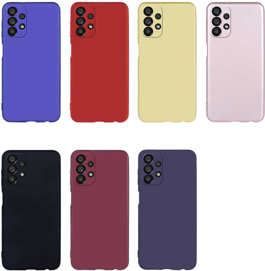 Galaxy A23 Kılıf Mnc Premier Silikon Kapak-Siyah