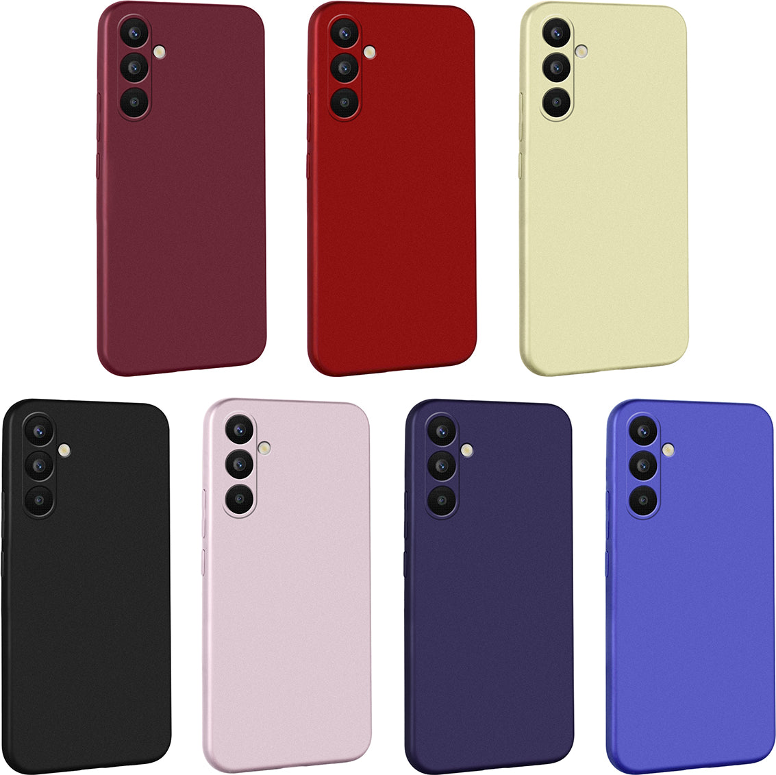 Galaxy A34 Kılıf Mnc Premier Silikon Kapak-Kırmızı