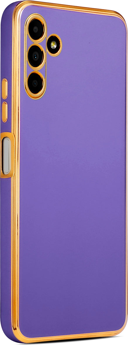 Galaxy A04S Kılıf Mnc Bark Kapak-Derin Mor