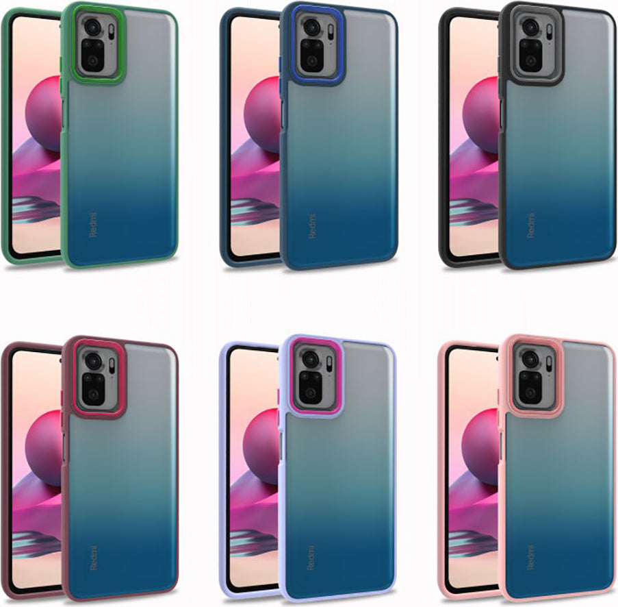 Xiaomi Redmi Note 10 Kılıf Mnc Flora Kapak-Lila