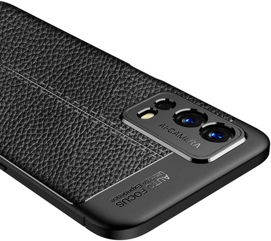 Oppo A55 4g Kılıf Mnc Niss Silikon Kapak-Siyah