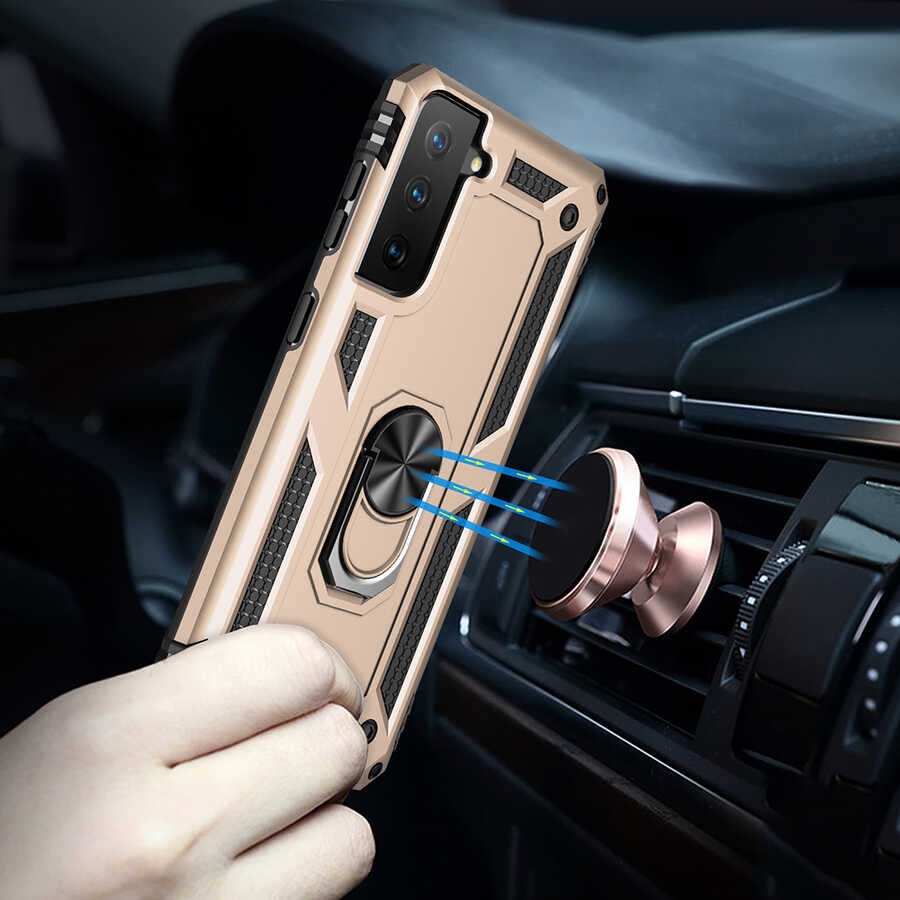 Galaxy S21 Kılıf Mnc Vega Kapak-Mavi