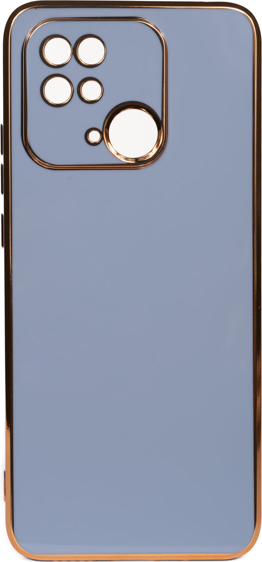 Xiaomi Redmi 10C Kılıf Mnc Bark Kapak-Mavi Açık