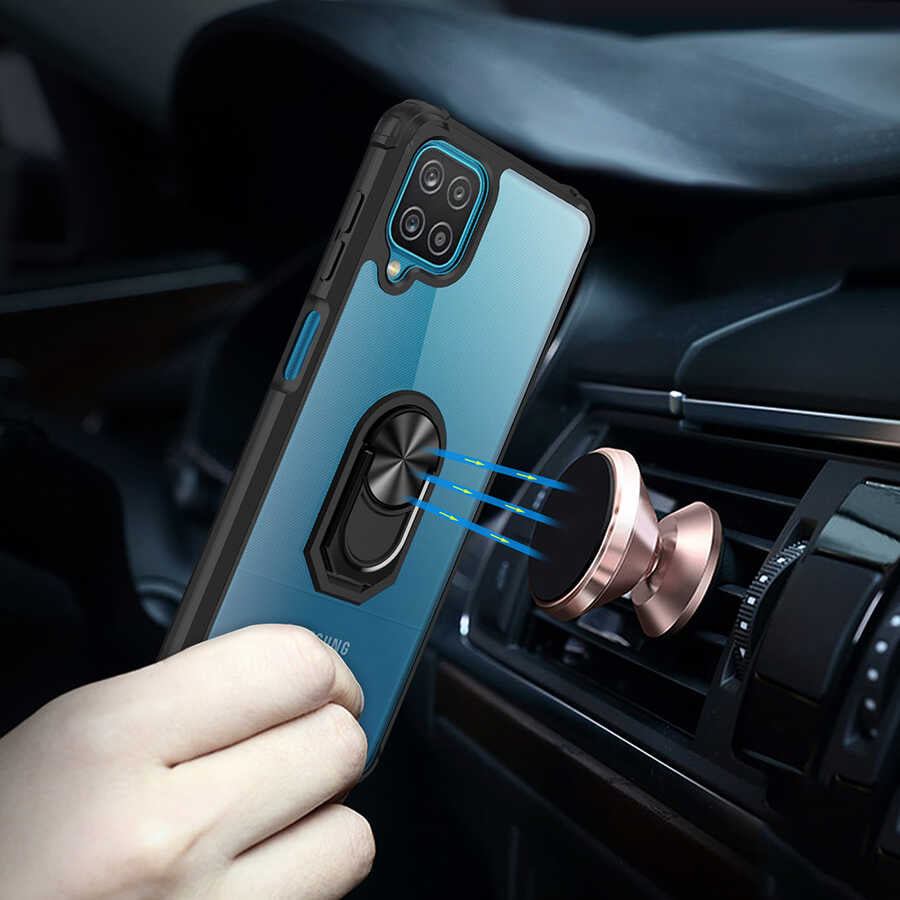 Galaxy A12 Kılıf Mnc Mola Kapak-Lacivert