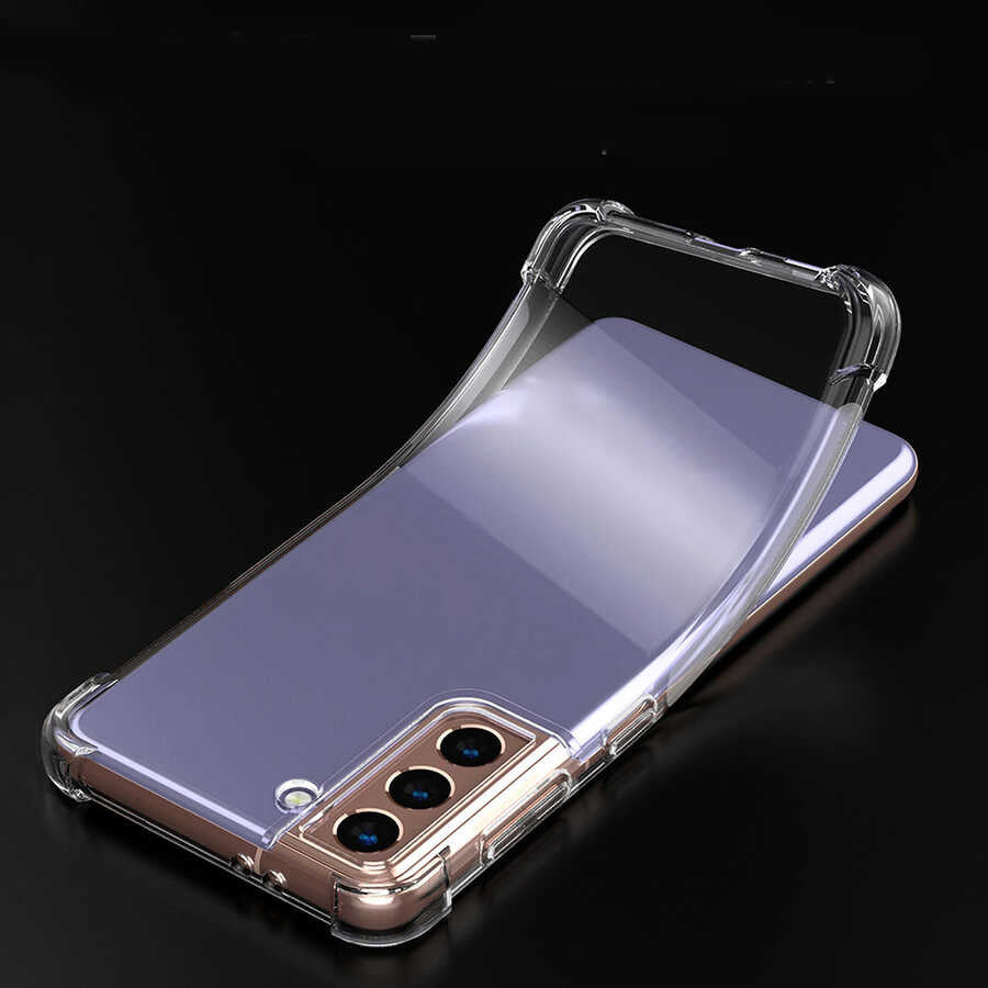 Galaxy S21 Kılıf Mnc Nitro Anti Shock Silikon-Renksiz