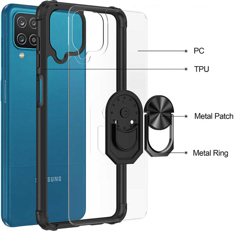 Galaxy M12 Kılıf Mnc Mola Kapak-Kırmızı