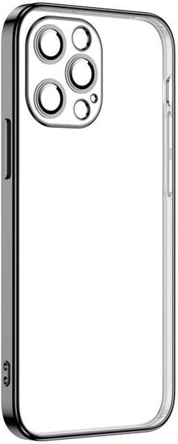 iPhone 12 Pro Max Kılıf Mnc Krep Kapak-Siyah