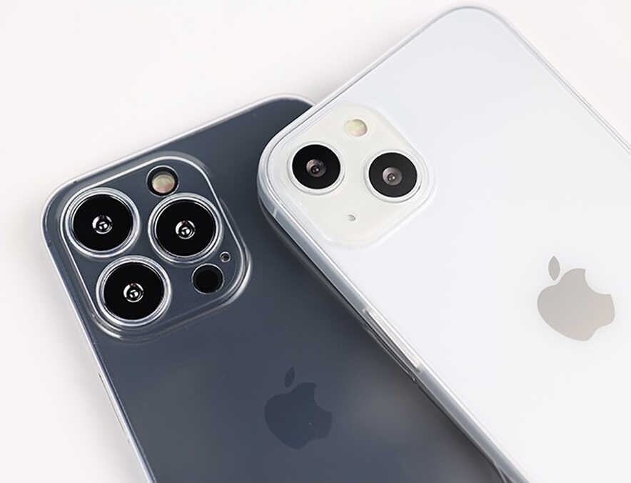 iPhone 13 Pro Max Kılıf Mnc Blok Kapak-Renksiz