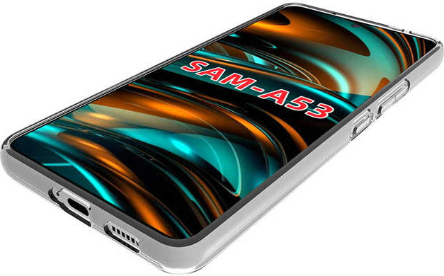 Galaxy A73 Kılıf Mnc Süper Silikon Kapak-Renksiz